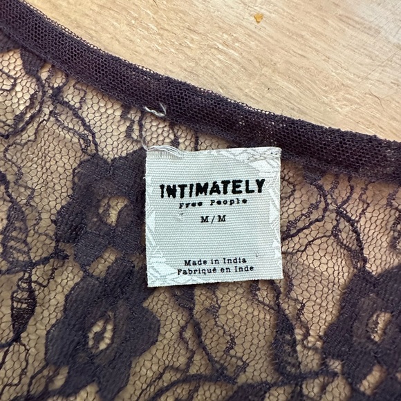 Free People Intimately Size Medium Lace Tank / Slip / Top / Mini Dress -Gorgeous - Picture 5 of 7